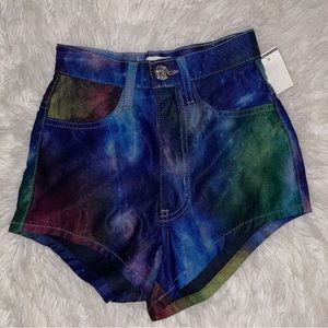 Girls galaxy cute shorts sz small